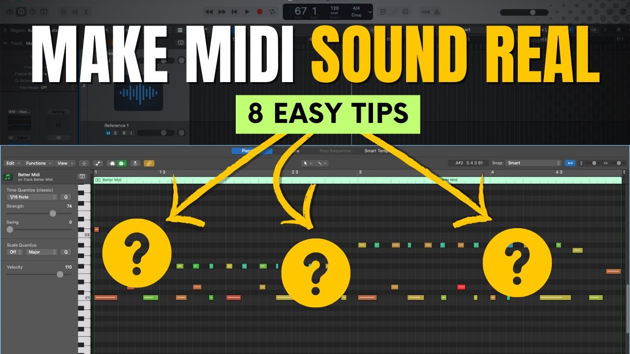LOGIC PRO | Unlock REALISM in MIDI: 8 Essential Tips!