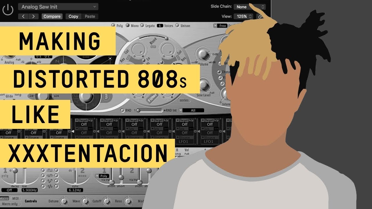 How to make Distorted 808s like XXXTENTACION from scratch