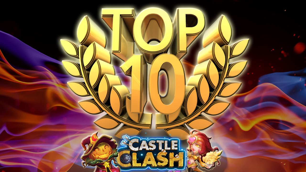 TOP 10 EROI PIÙ FORTI DEL GIOCO - Castle Clash ITA