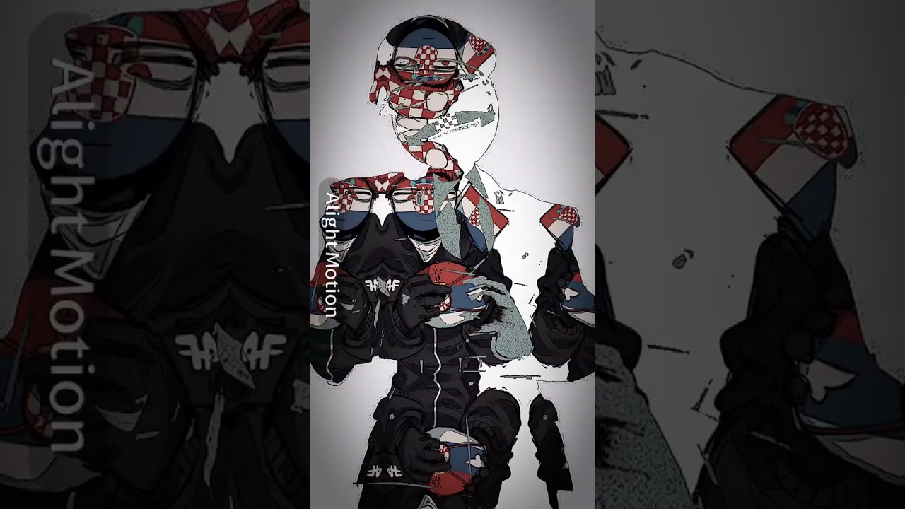 Croatia 🇭🇷 in WW2 :☠️ (Countryhumans edit)#alightmotion #shorts #croatia #shorts