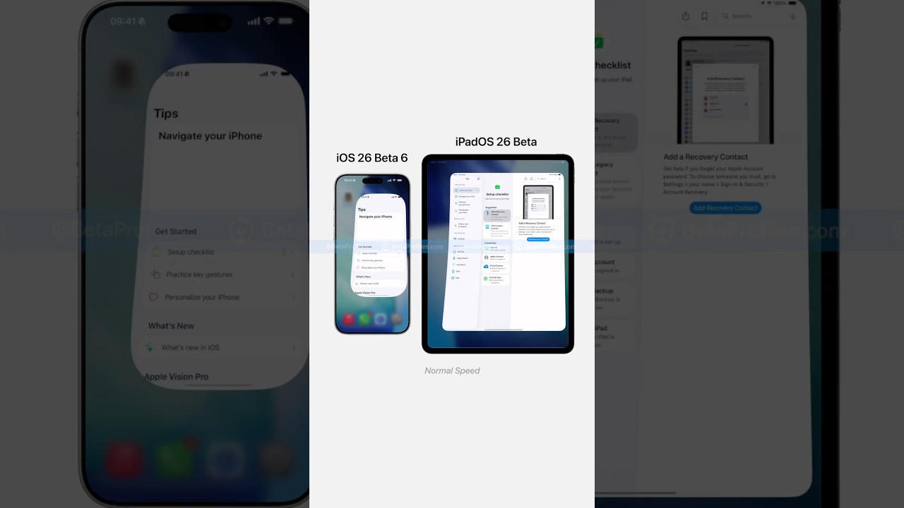 App Opening & Closing Animation: iOS 26 Beta 6 vs iPadOS 26 Beta #ios26