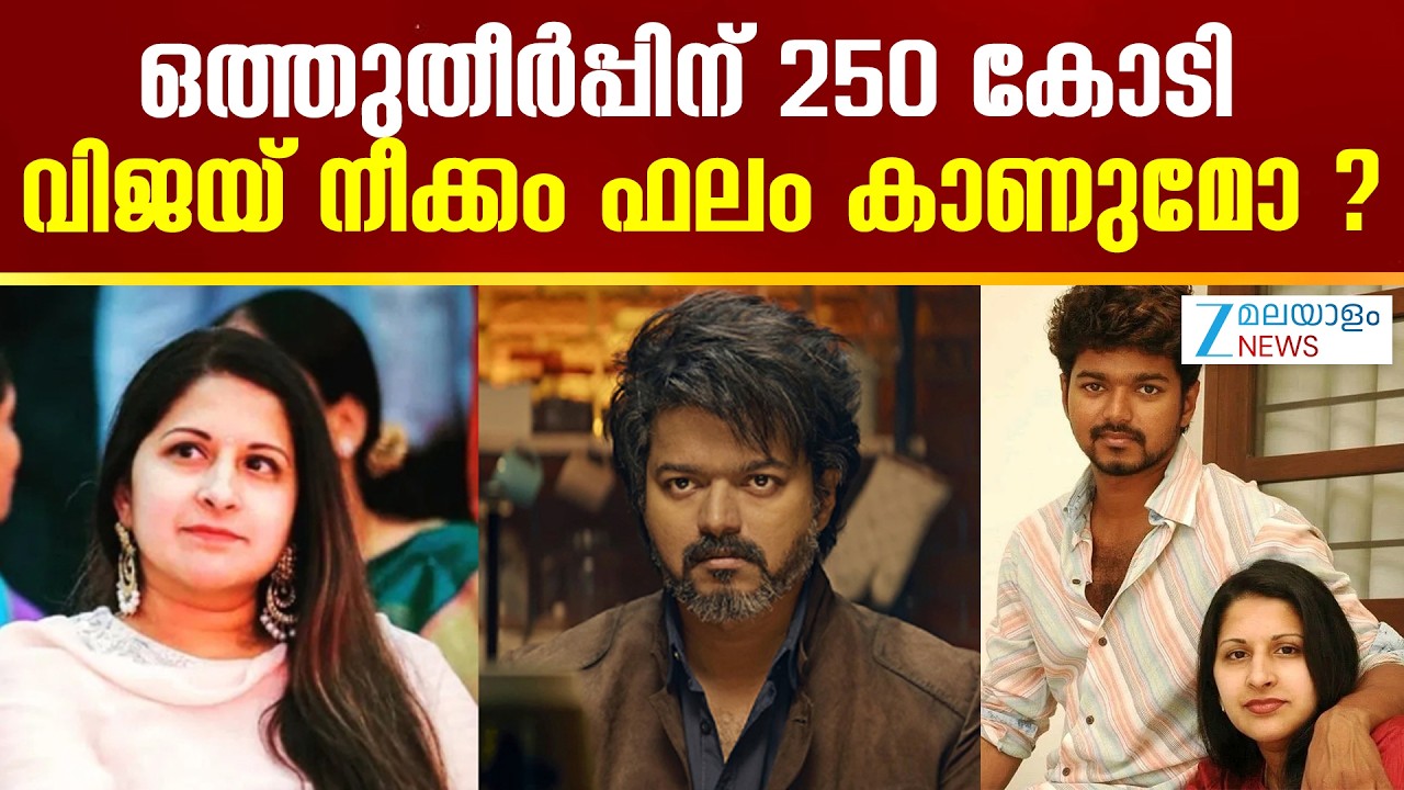 Vijay Sangeetha Divorce | ഒത്തുതീർപ്പിന് 250 കോടി...വിജയ് നീക്കം ഫലം കാണുമോ ?