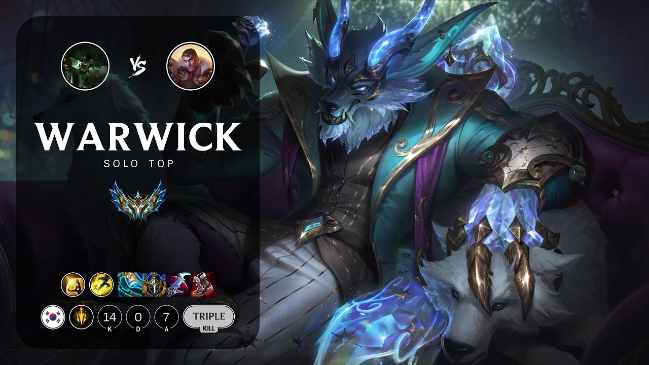 Warwick Top vs Jayce - KR Challenger Patch 14.7