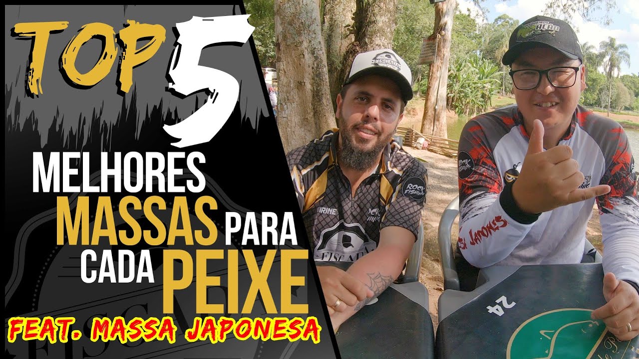 TOP 5 - MELHORES MASSAS PRA CADA PEIXE (RENATO MASSA JAPONESA)