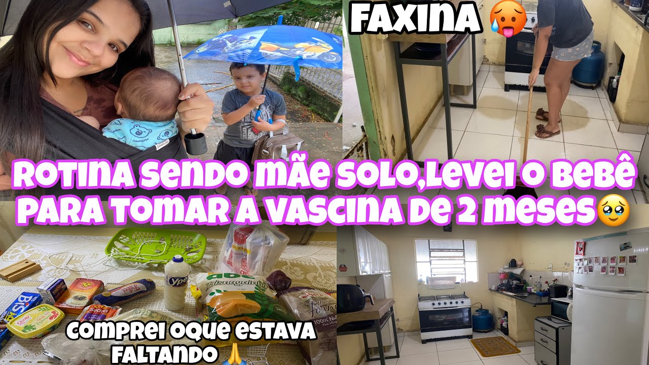 ROTINA SENDO MÃE SOLO LEVEI O BEBÊ PARA TOMAR A VACINA DE 2 MESES,organizei a cozinha 🥵 