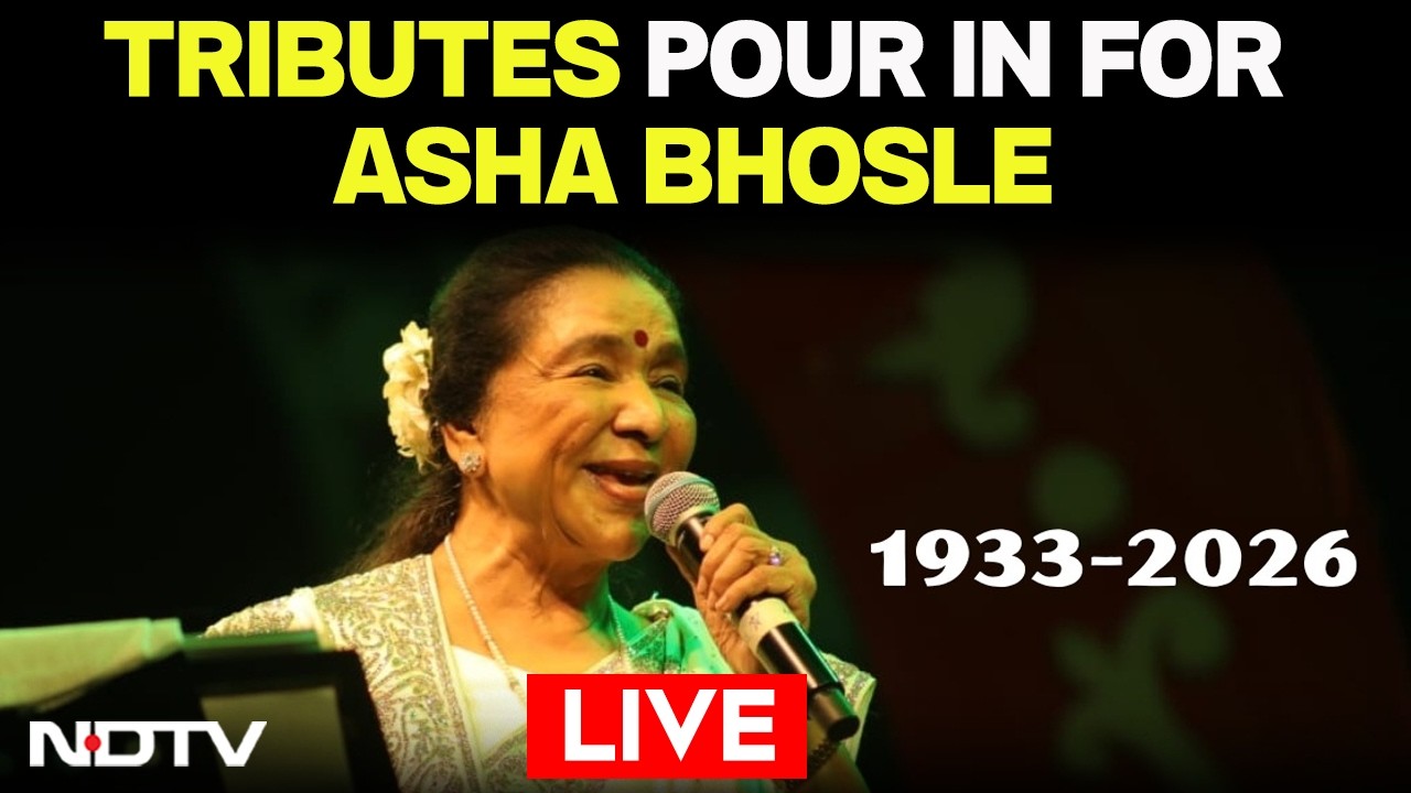 Asha Bhosle Dies | Asha Bhosle Dies At 92 | Tributes Pour In For The Legendary Singer
