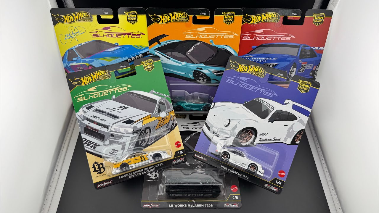 RWB or LBWK??  Two hype legends square off in Hot Wheels Car Culture Silhouettes II