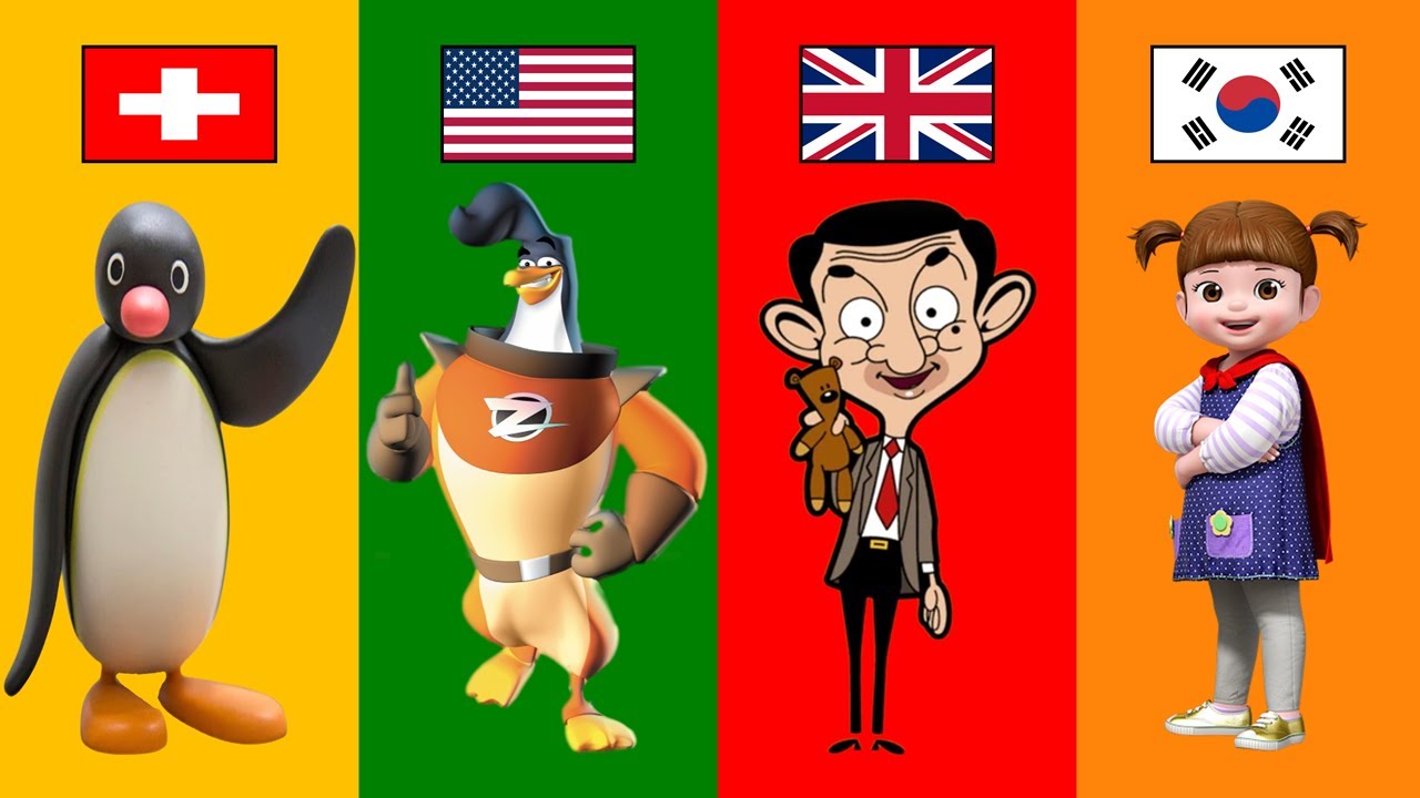 Cartoons From Different Countries | Pt.16