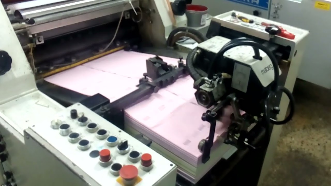 Man roland practica otokopi baskı devam.