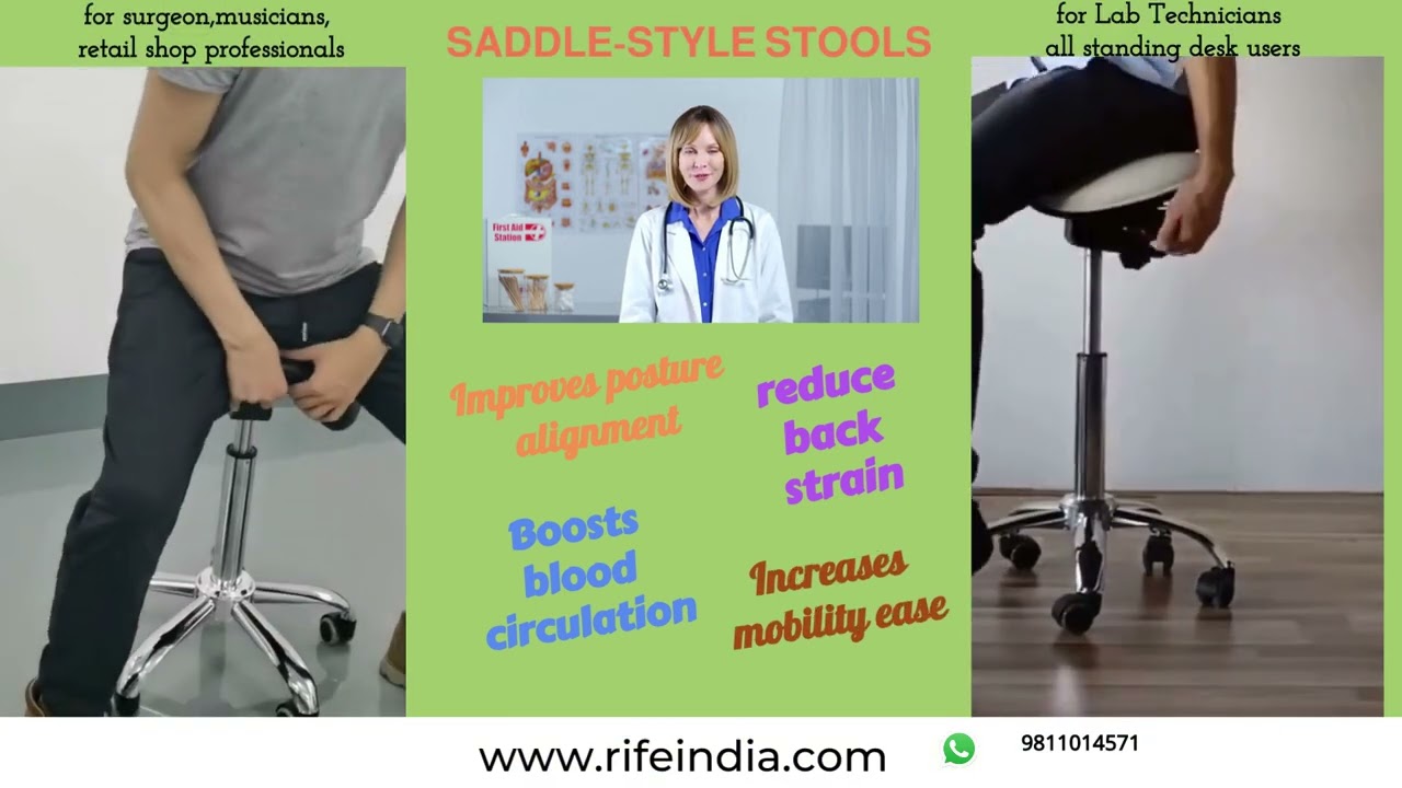 Saddle-Style Stools in India : The Ergonomic Seating Solution
