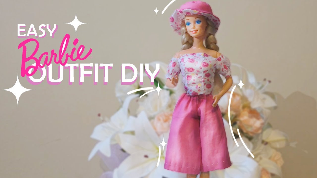 sewing a floral top and pink pantaloon | no Sewing machine | tutorial