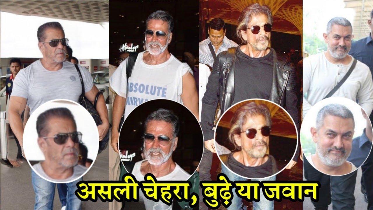 Bollywood 50+ Actors Real SH0CKlNG Face in White Beard Look,Handsome or Ugly | Salman,Akshay,Aamir
