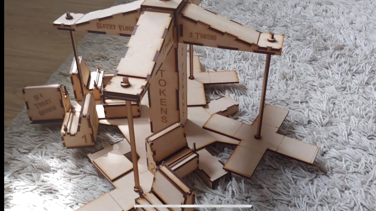 Custom MDF Sizzler Model Build - FunFair Ride
