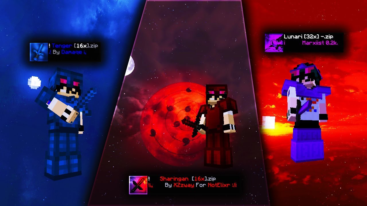 AS 4 TEXTURAS MAIS BONITAS COM CÉU PERSONALIZADO Para PVP e +FPS