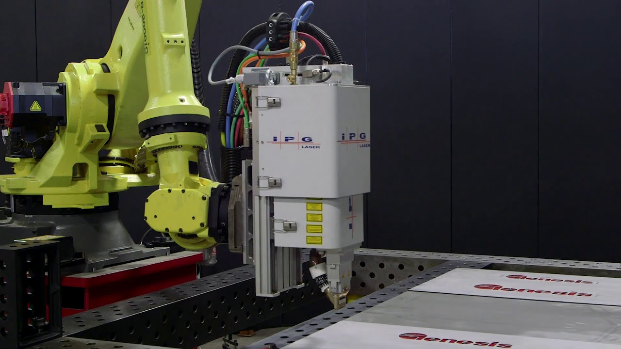 Laser Seam Stepper Overlap Welding Demo | IPG Robotic Integration
