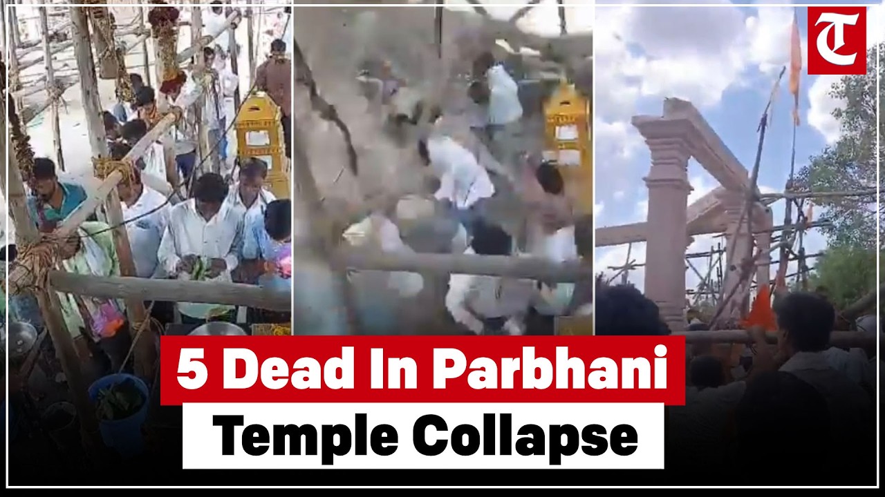 Parbhani Temple Collapse: 5 Dead, 18 Injured After Under-Construction Roof Caves In