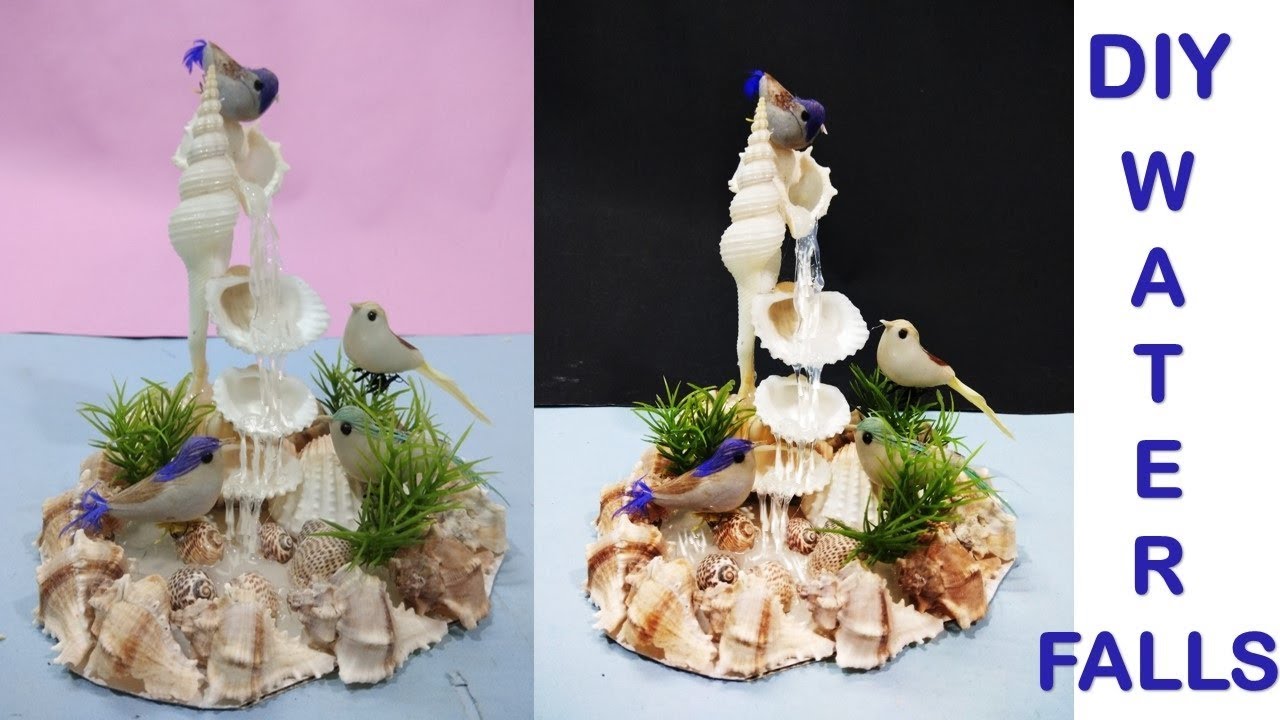 How to make Waterfall showpiece || diy craft ideas || Home decorate ideas