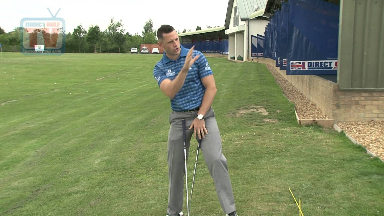 Awkward lie 3 - uphill slope - Golf Training Tip