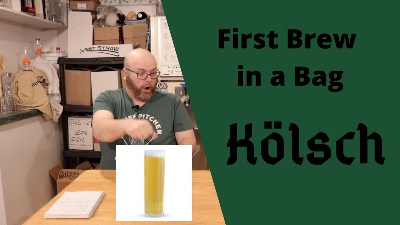 Brew in a Bag (BIAB) First Time! - Brewing a Kölsch beer