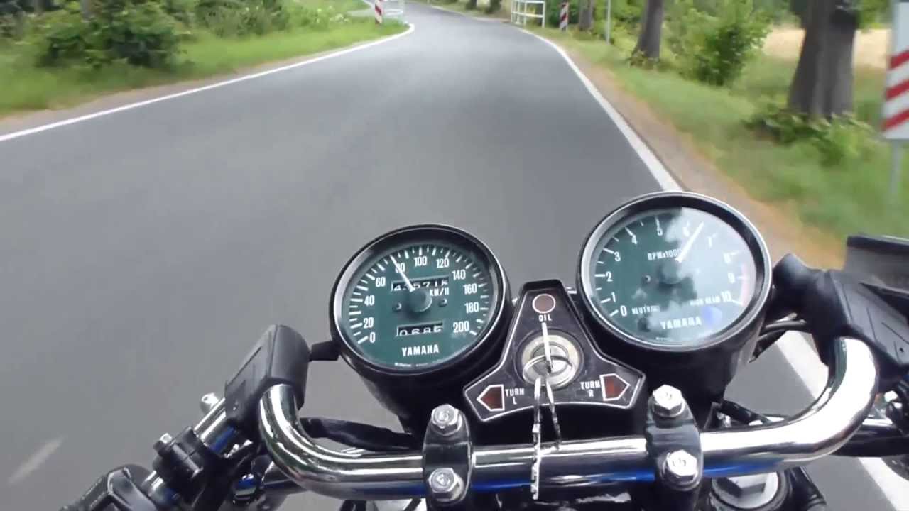 RD 250 1A2 Bj. 1976 kleine Spritztour auf der Heimstrecke