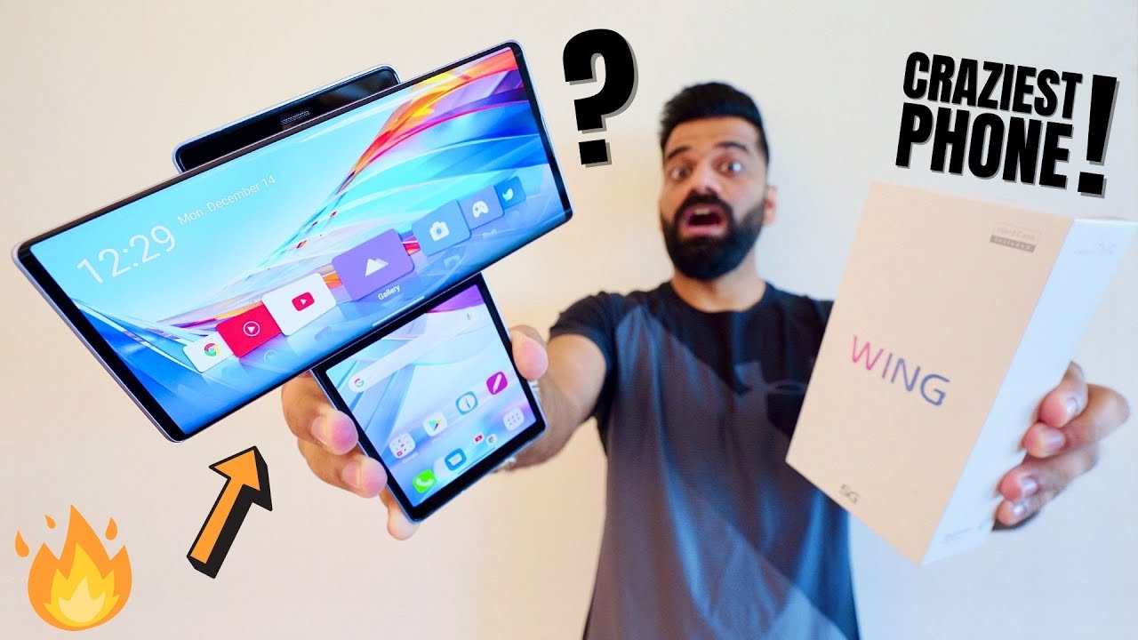 LG Wing Unboxing & First Look - My Craziest Smartphone Ever🔥🔥🔥