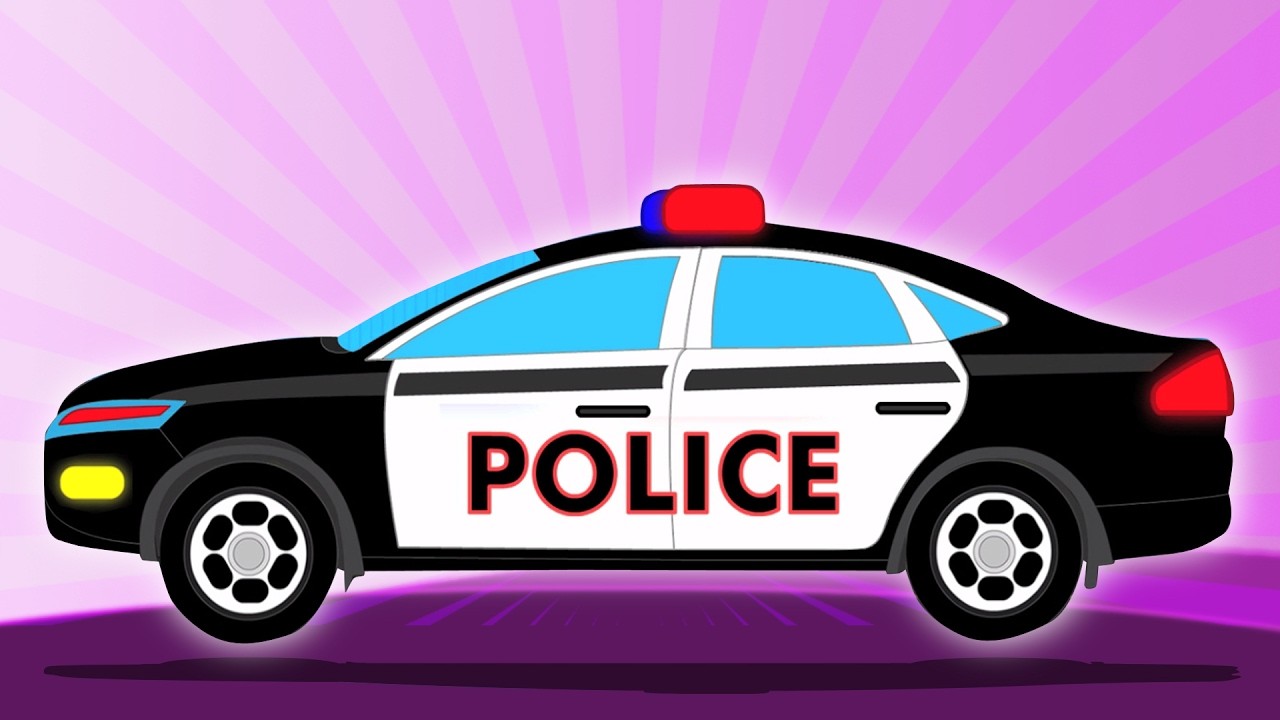سيارة شرطة تشكيل | غسل السيارات | أطفال التعلم فيديو | Formation And Uses | Car Wash | Police Car