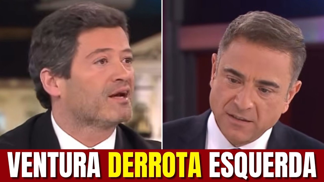 VENTURA REAGE E CALA JORNALISTA DE ESQUERDA EM DIRETO