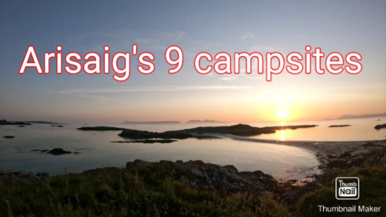 Campsites at Arisaig