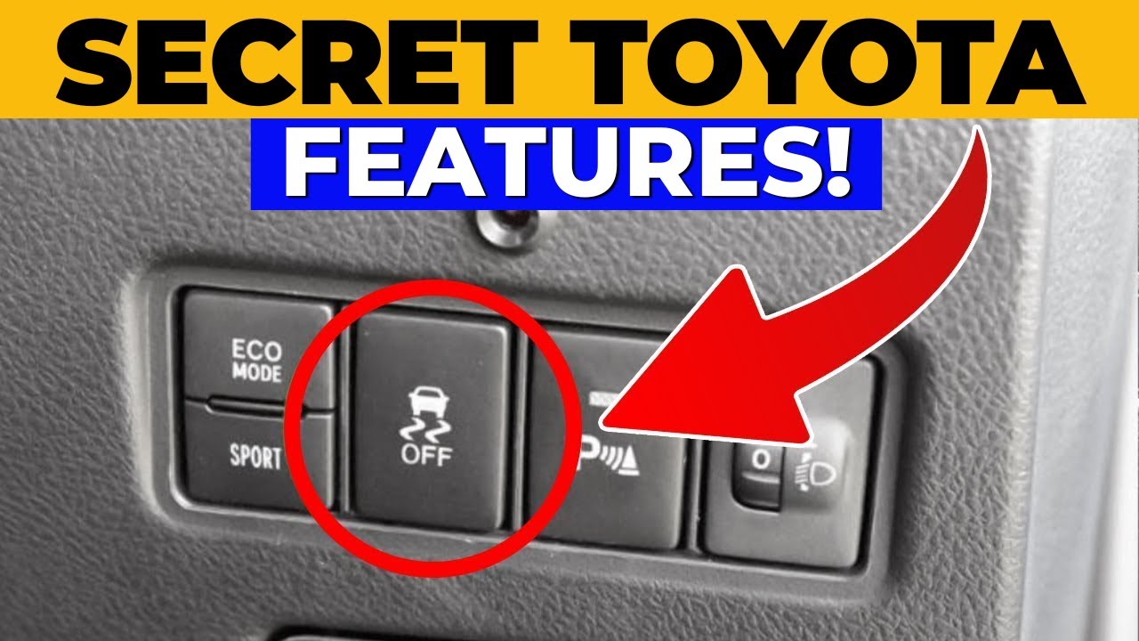17 HIDDEN Toyota Features NO ONE Knows About