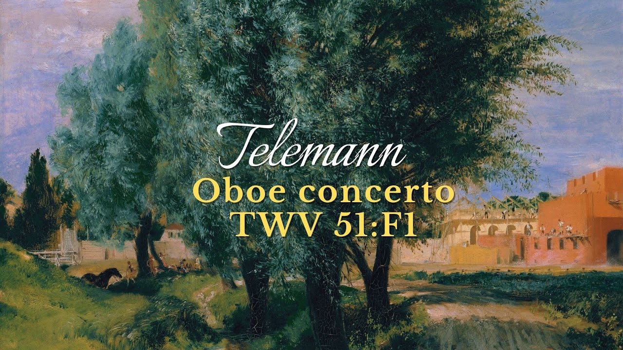 G.P. Telemann: Oboe concerto in F minor (51:f1)