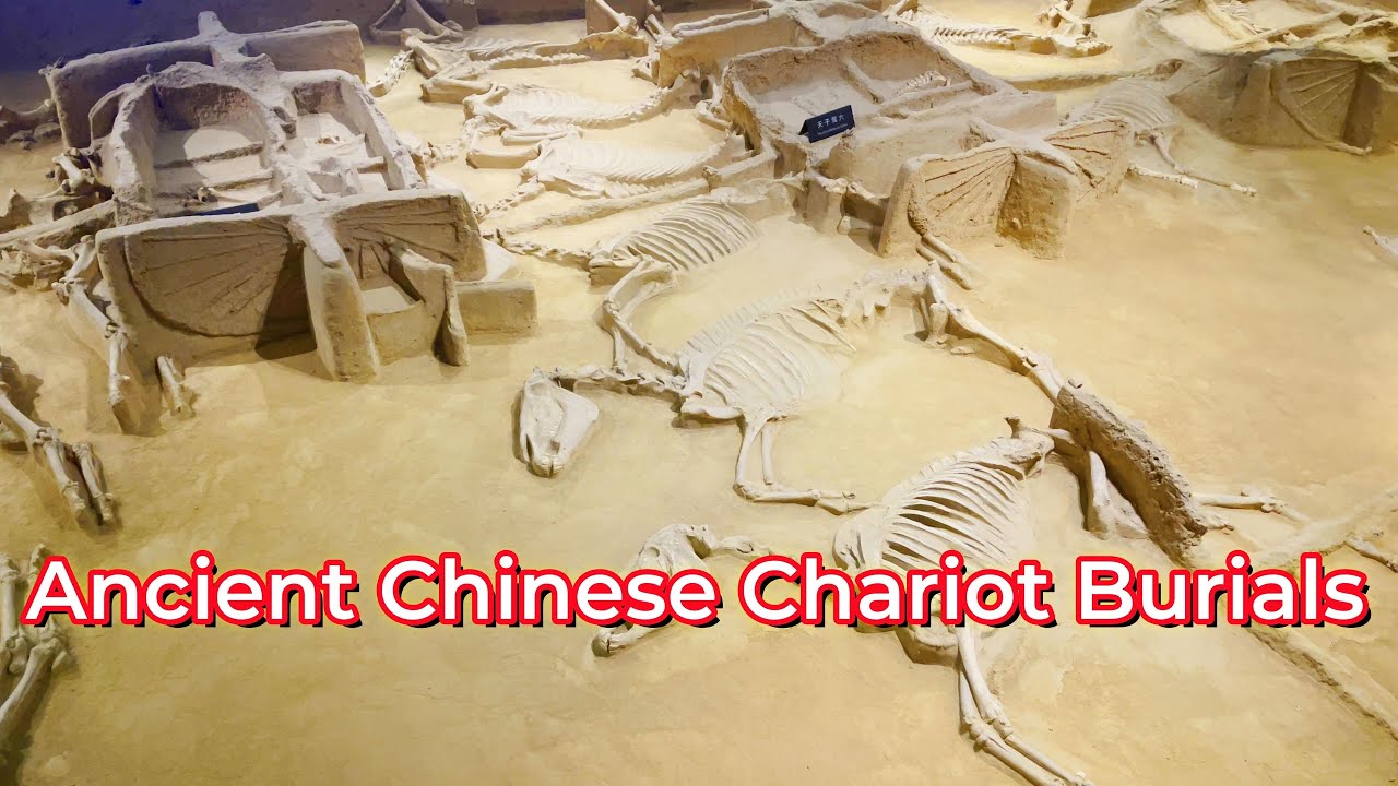 2,500-year-old chariot and horse burial pit of a Zhou Dynasty ruler in China