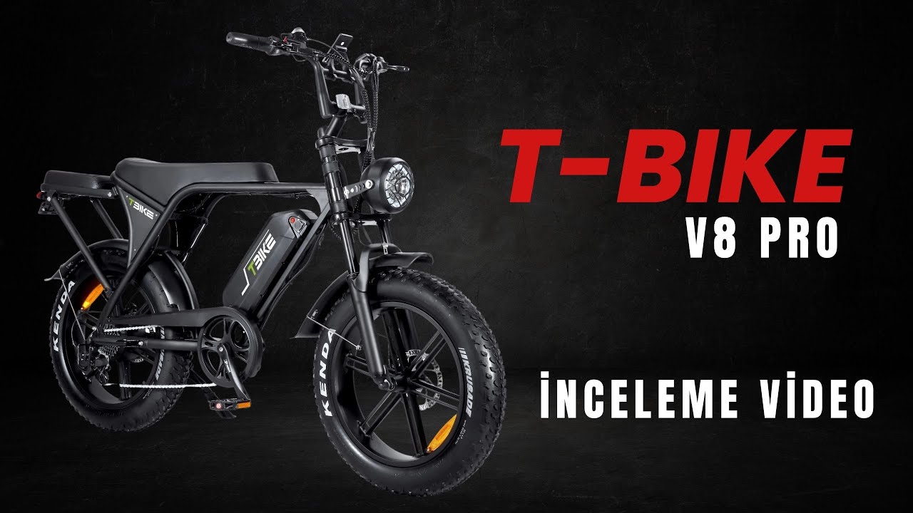 T-bike V8 Pro Elektrikli Bisiklet İnceleme ve Tanıtım / 750 Watt Motor Gücü  #ebike