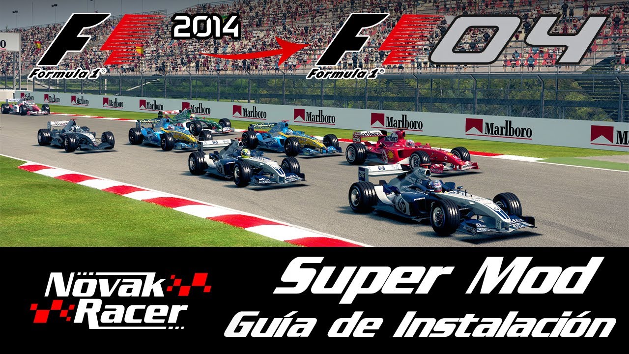 F1 temporada 2004 Mod para el F1 2014 🤩🤩 Súper guía de instalación || Parte 3 || 