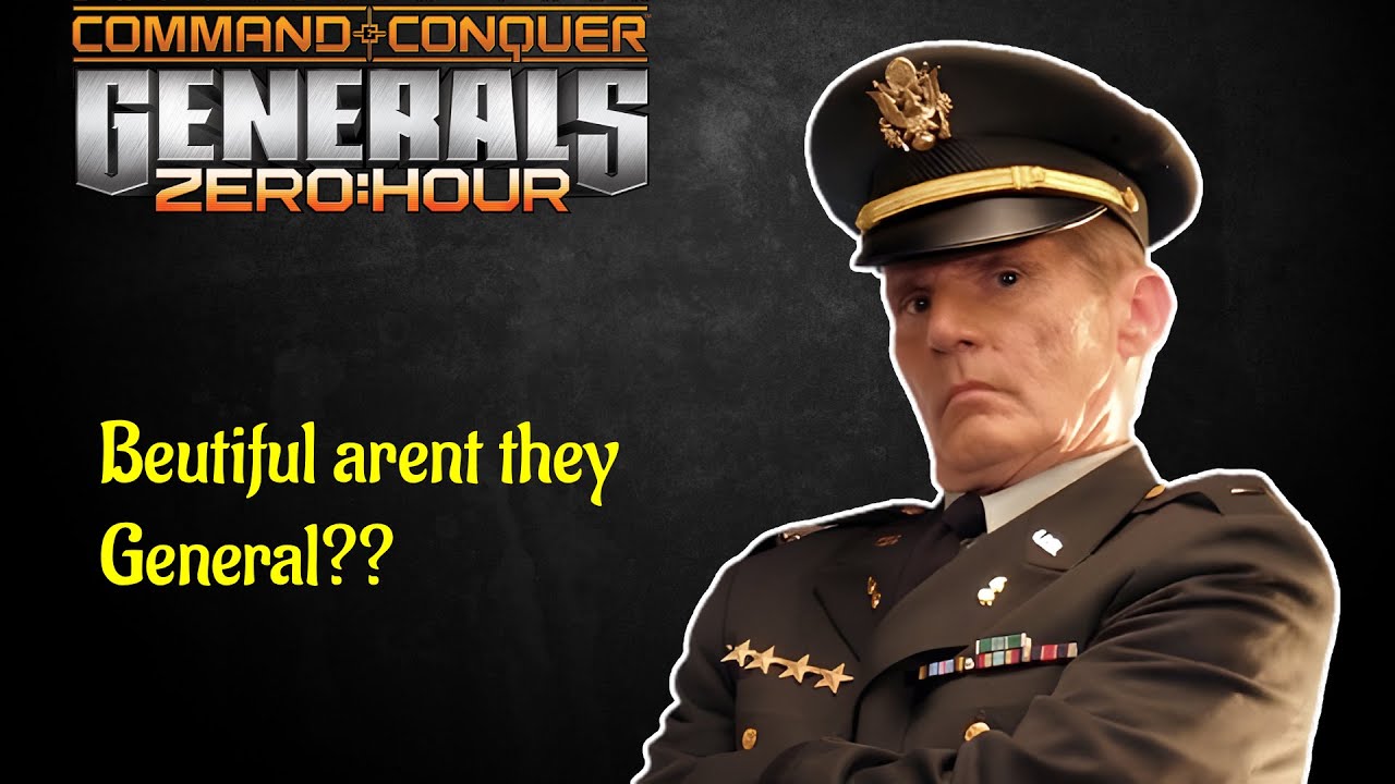 My Beutiful Lasers tear through Enemy lines | C&C Generals Zero Hour