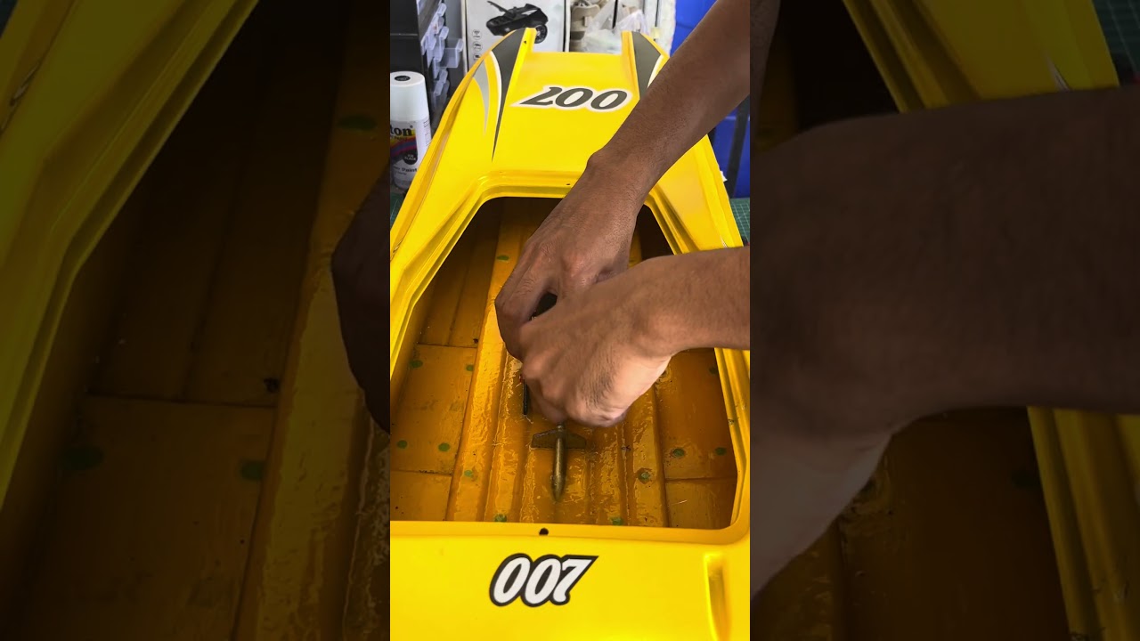 Pemasangan Motor Brushless RC Boat Catamaran 