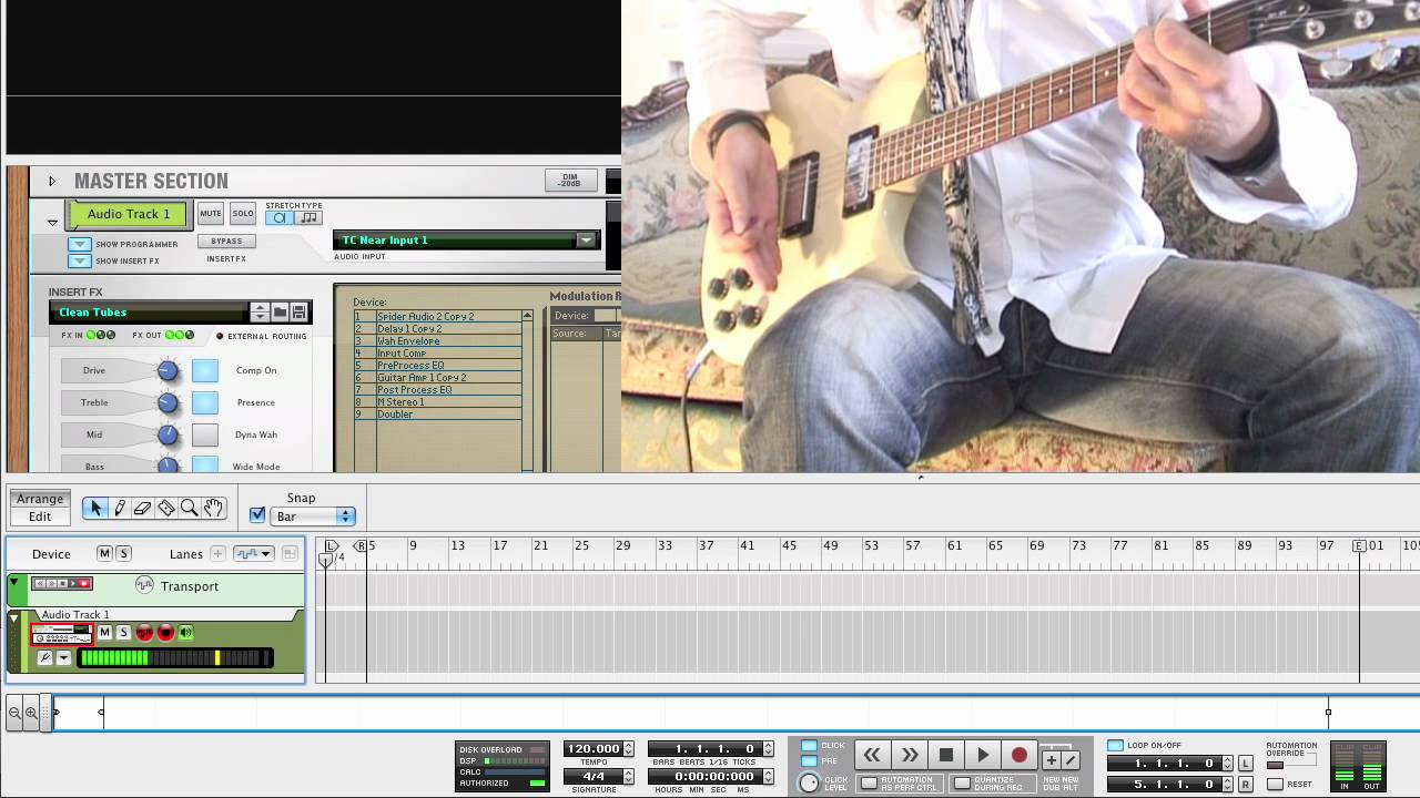 Record micro tutorial 3 - Guitar recording with the Line 6 POD&reg; and Bass POD in Record.