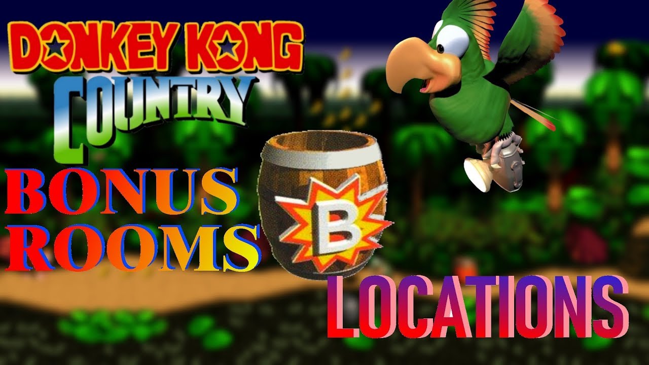 Donkey Kong Country: All Bonus Rooms