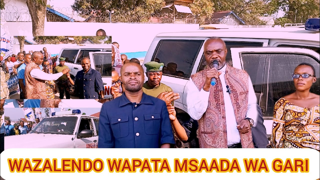 WAZALENDO WAPATA MSAADA WA GARI  AINA YA AMBULANCE TOKA KWAKE  GAVANA MAKAMU JEAN JACQUES ELAKANO 