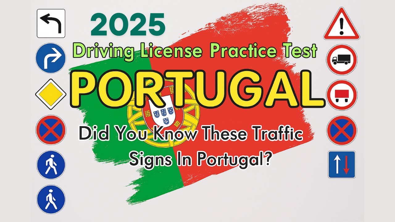 Portugal Driving License Theory Test 2025 | Knowledge Test for Driving Permit in Portugal