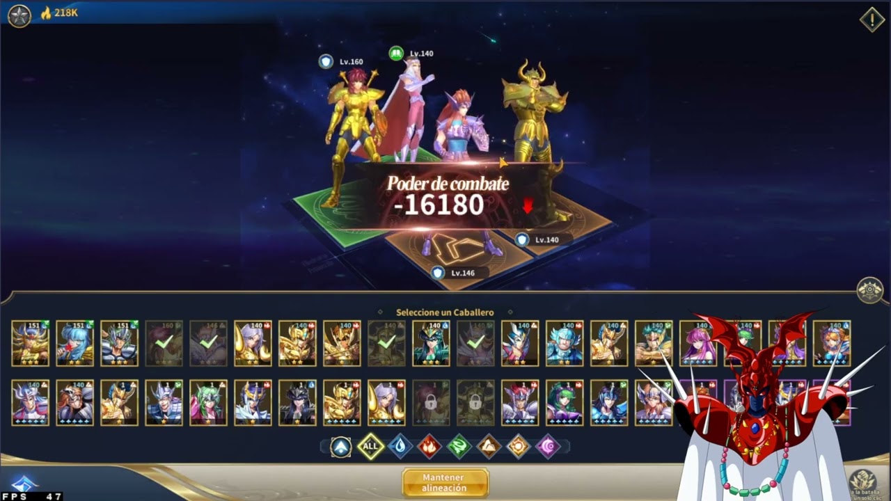 SAINT SEIYA LEGEND OF JUSTICE | TIPS NIVEL 9-40