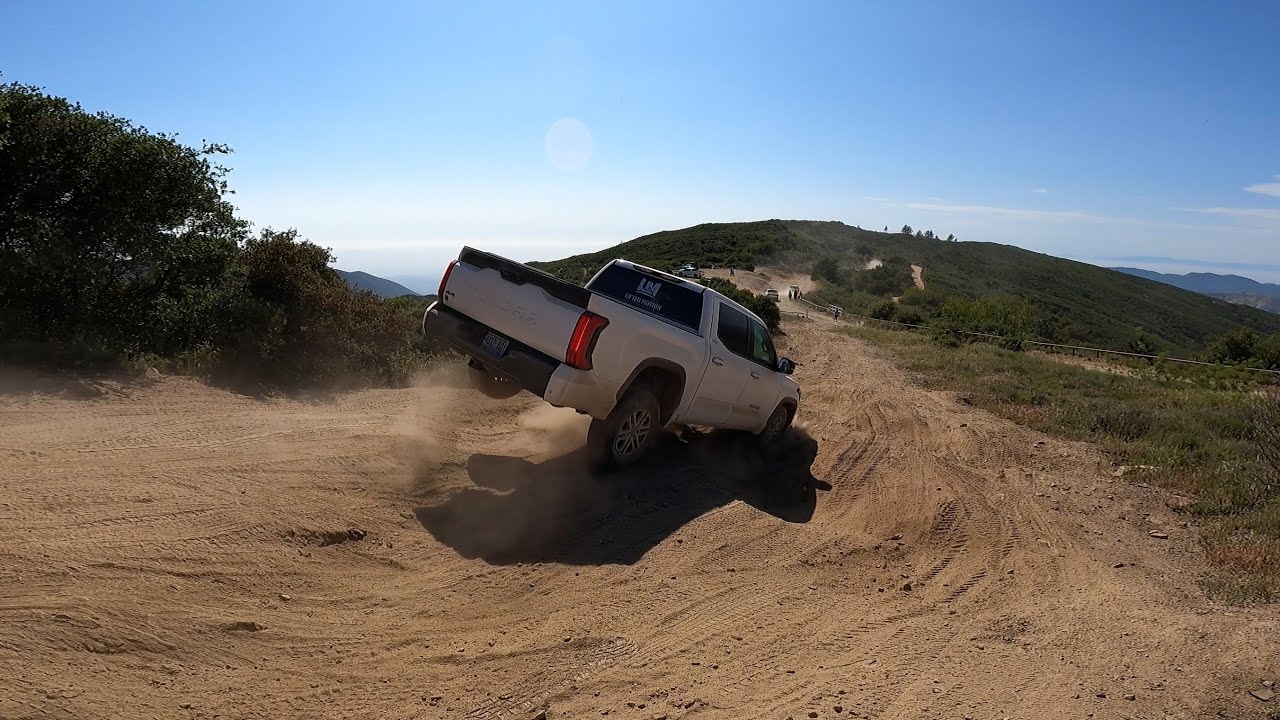Off-Roading My NEW 2023 TUNDRA At Santiago Peak For The First Time