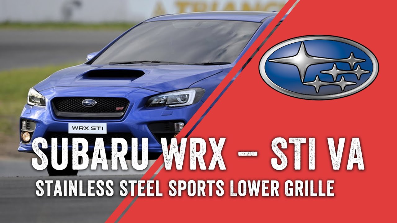 Subaru WRX   STI VA Lower Grille Fitting Video