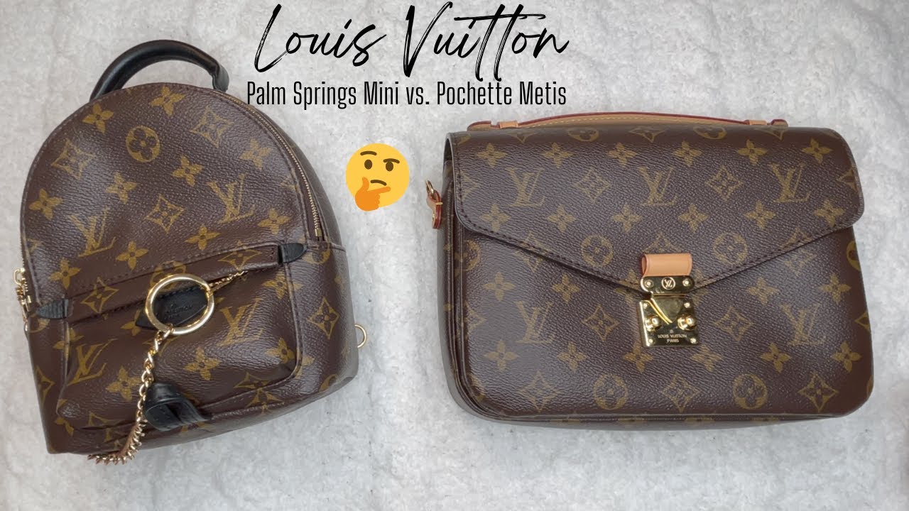 Louis Vuitton: Palm Springs Mini vs. Pochette Metis