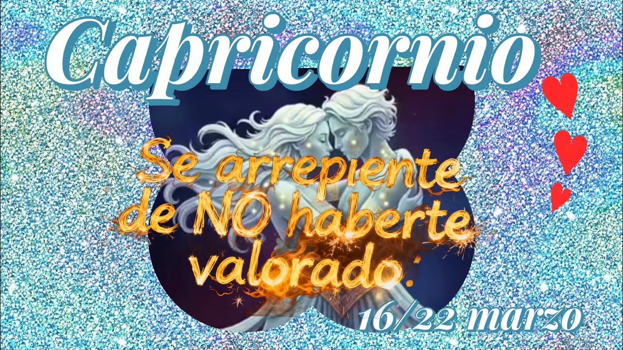 Capricornio ♑ Me arrepiento de no haber aprovechado tu amor 💥😱