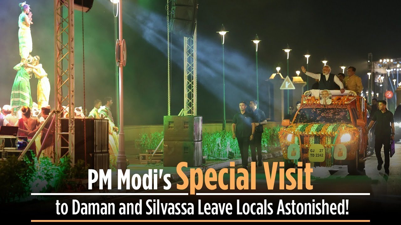 PM Modi's Special Visit to Daman and Silvassa Leave Locals Astonished!