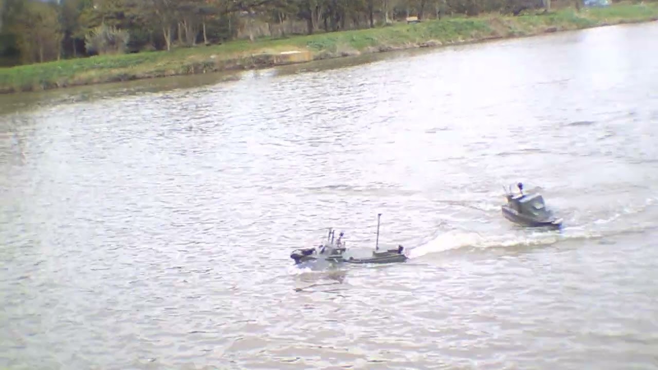 PT102 towing MTB101 at speed and a bit roughly