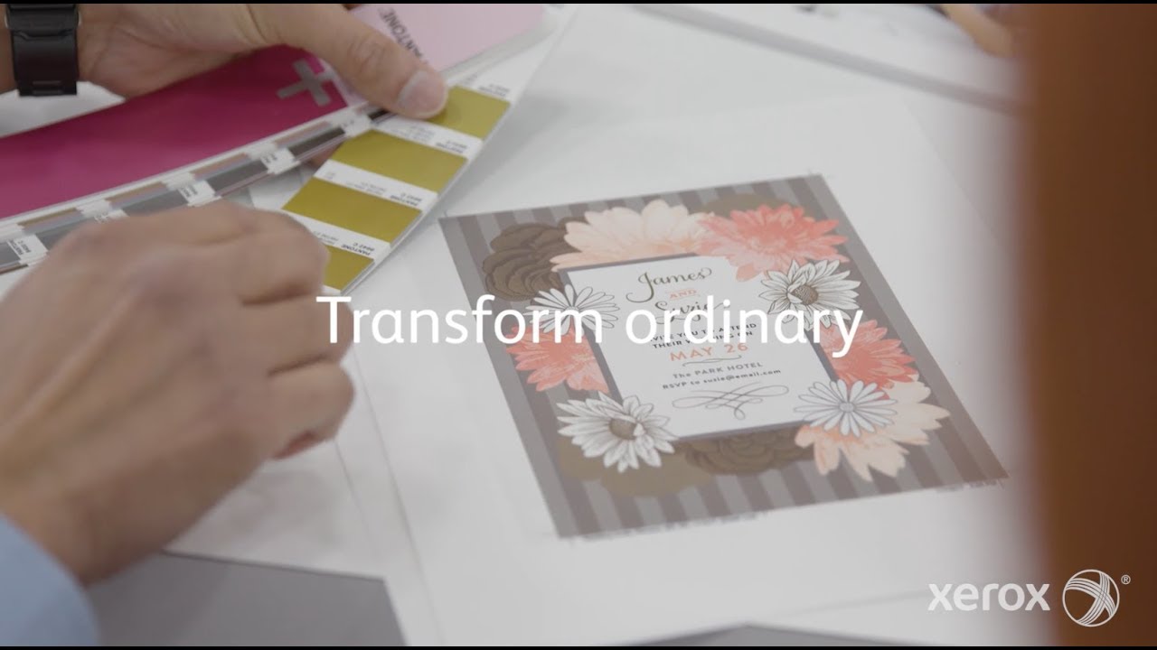 Непревзойденная яркость печатной машины Production Press Xerox Iridesse (короткий вариант)