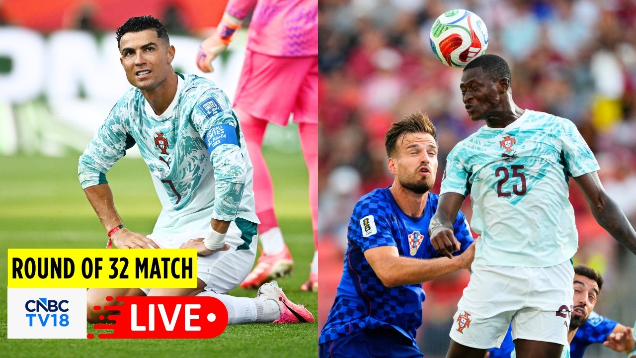 🔴Portugal vs Croatia LIVE: Ronaldo's Last Knock Match? | FIFA World Cup 2026 Round of 32 | N18G