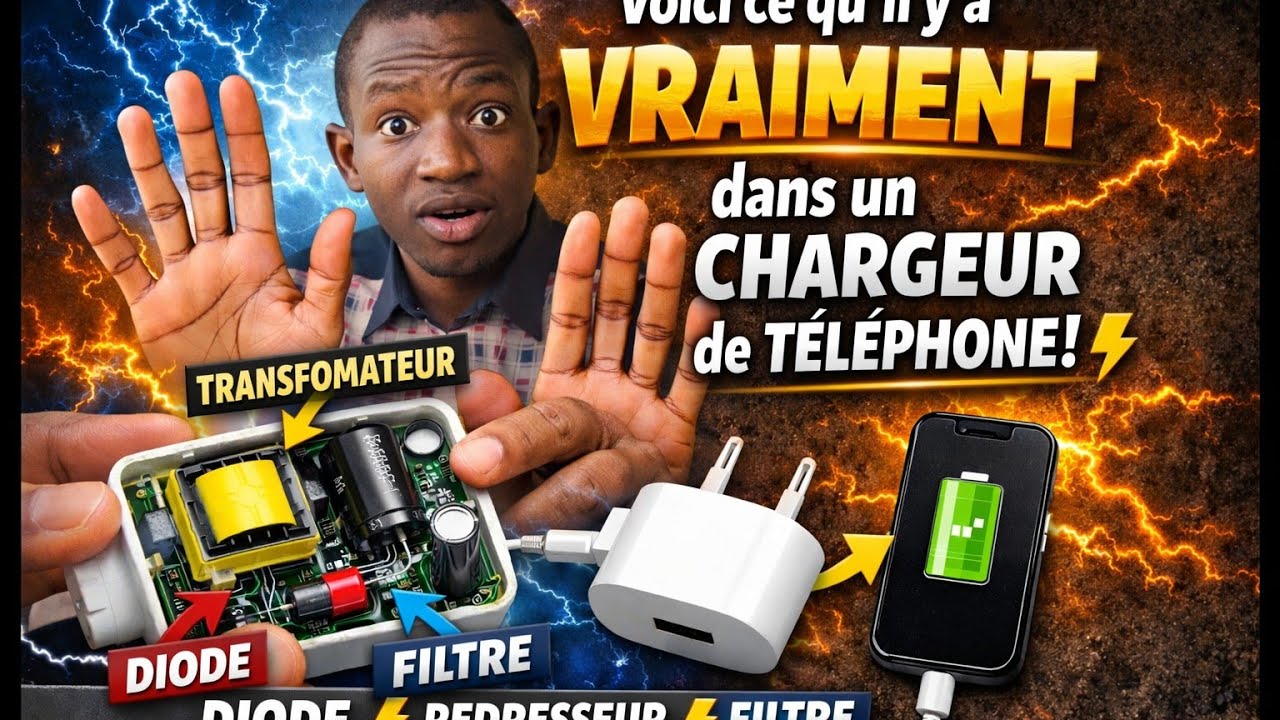 Voici ce qu’il y a vraiment dans un chargeur de téléphone