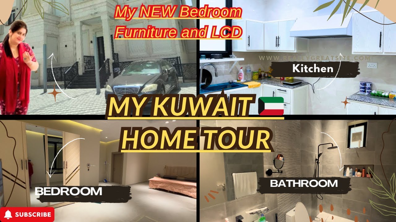 My Home Tour in Kuwait 🇰🇼 || New Bedroom Set and LCD || #sweetieglahori